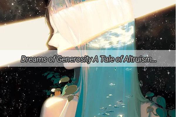 Dreams of Generosity A Tale of Altruism in the Night